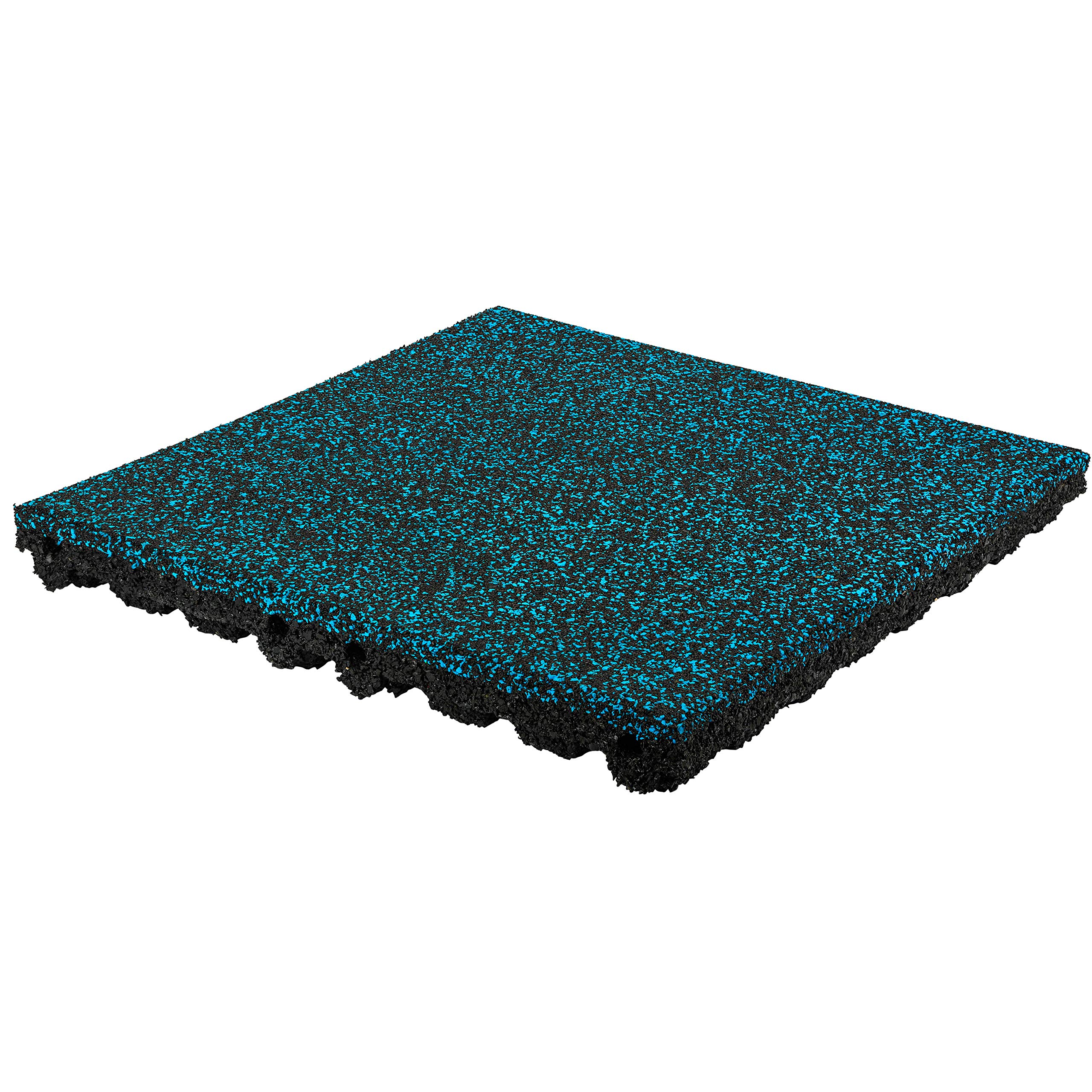 Playsafer Elevate Rubber Tiles - 2" Thick High Density Interlocking Shock Absorbent Safety Tiles for Playgrounds, Play Areas, and Exercise Equipment -