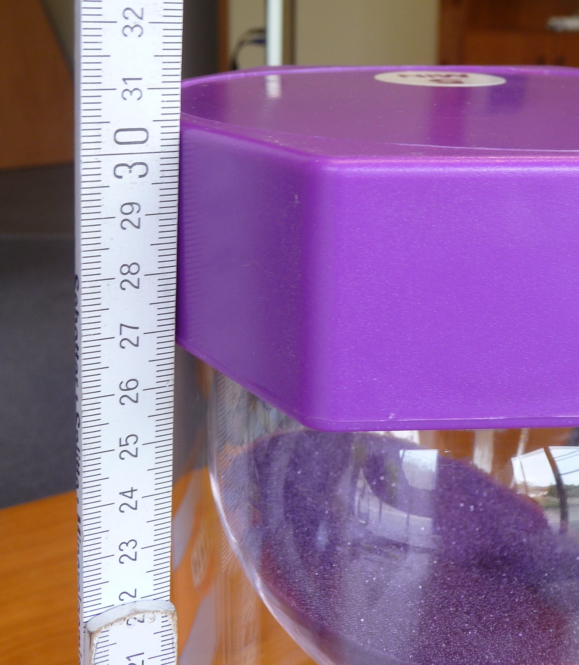 Sanduhr MEGA Höhe 30cm mit 5 Minuten Laufzeit in TOP QUALITÄT
