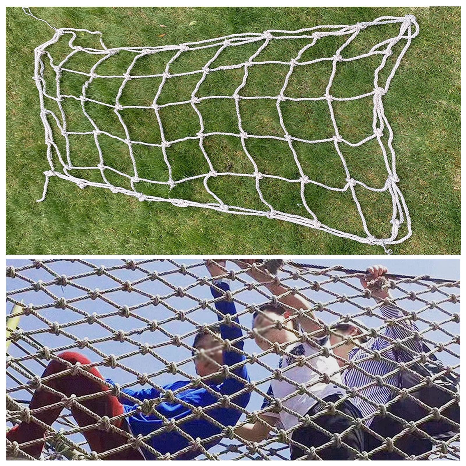 Filet d'escalade de jeu robuste en corde polyamide durable 3x5m