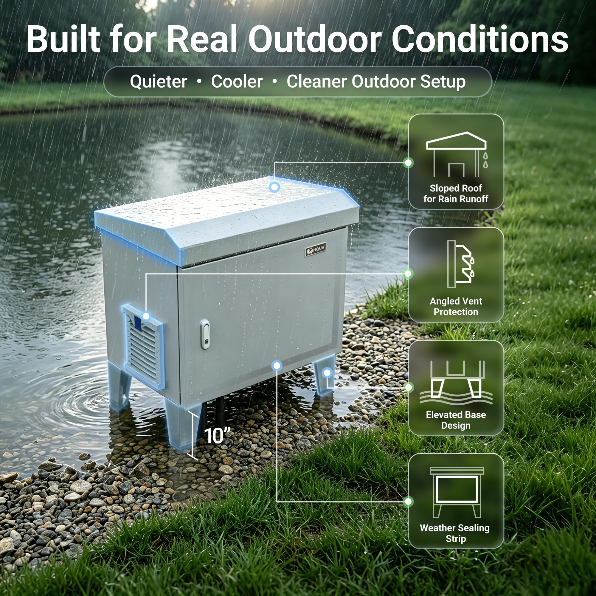 Protect Your Pond Pump with Weatherproof Cabinet -6