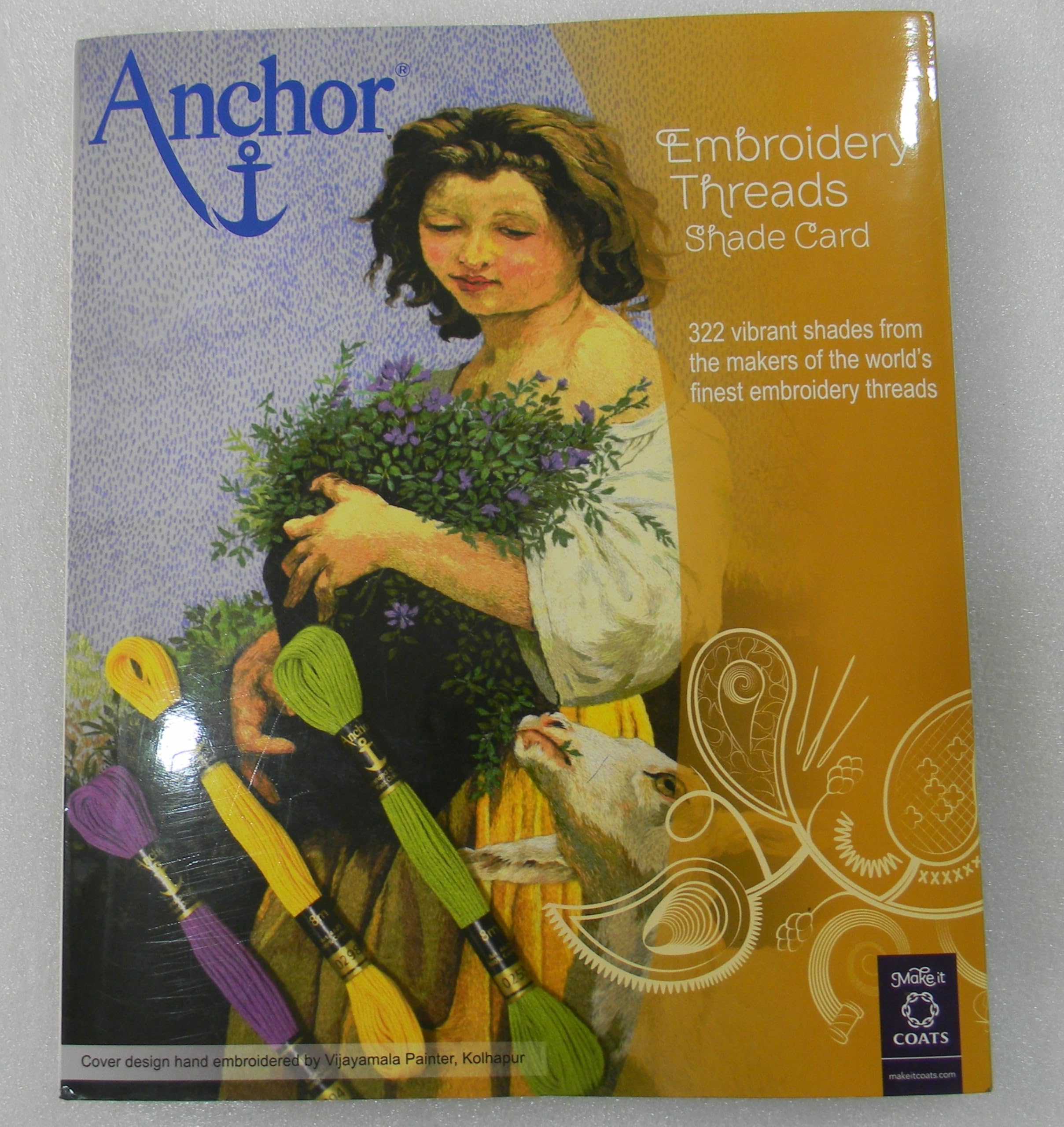 OMX Anchor Cotton Embroidery Thread Shade Card, 1 PC, Cotton