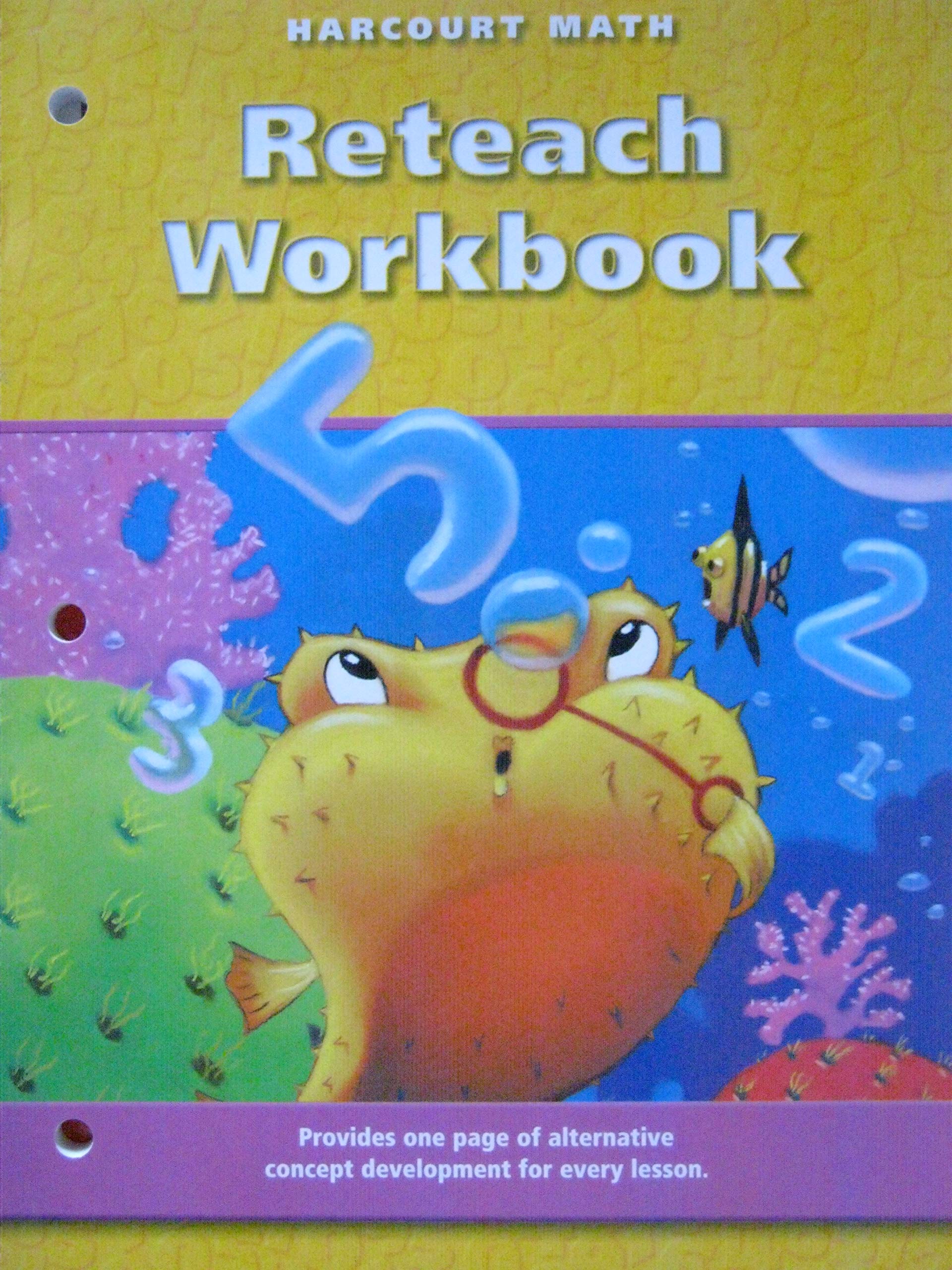 Buy Math, Grade 2 Reteach Workbook: Harcourt School Publishers Math (Math 02 Y010) — BookShops.in
