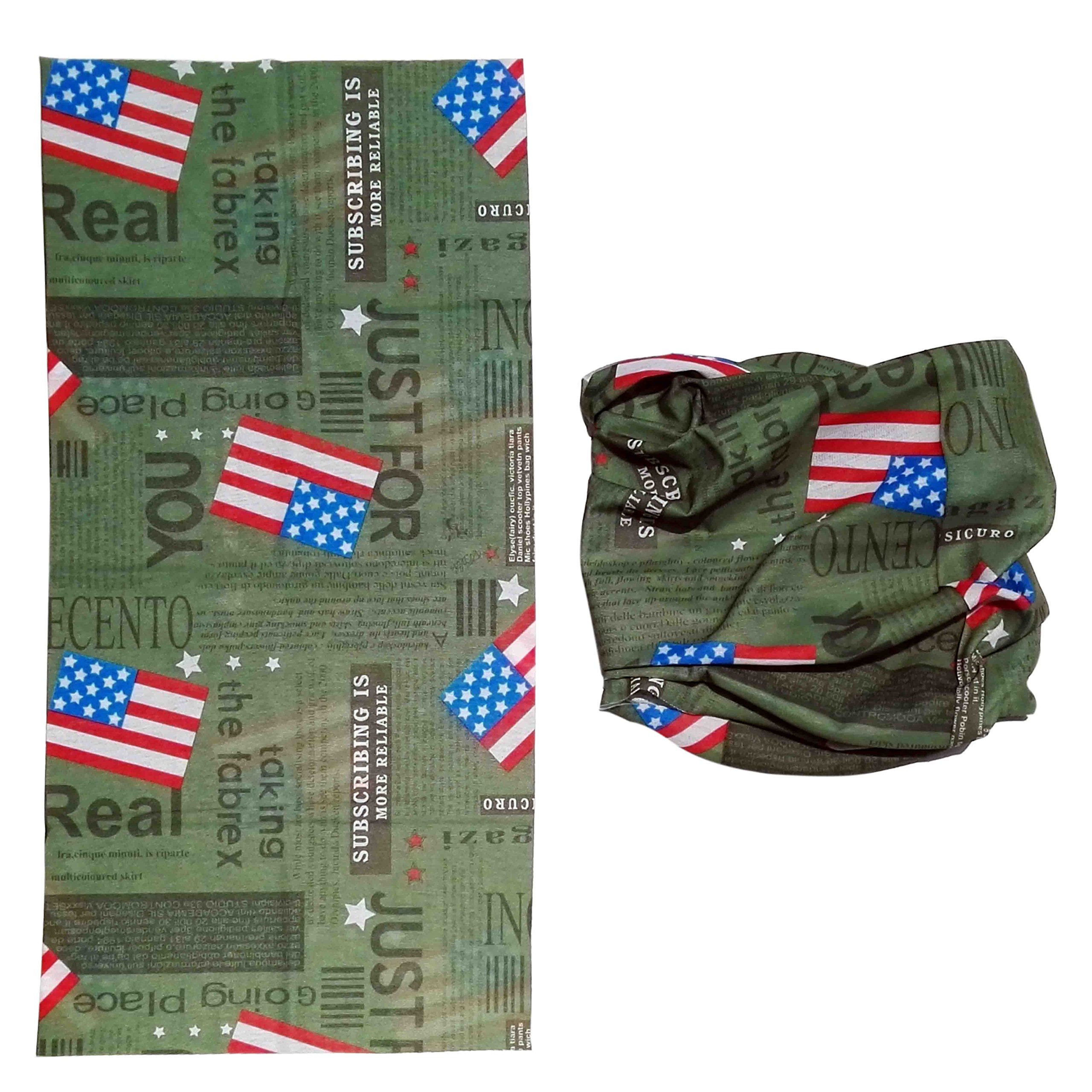 Mixed Designs Multifunctional Seamless Bandanas Headwear Scarf