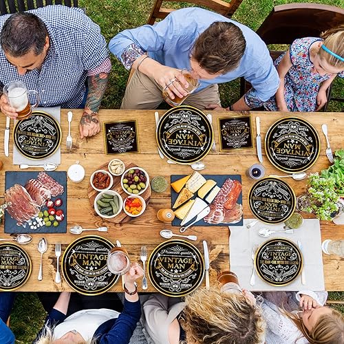 Miniatura 116 de gisgfim 96 piezas de suministros de fiesta de cumpleaños de pollo, platos de papel, servilletas de fiesta temática de pollo, decoraciones