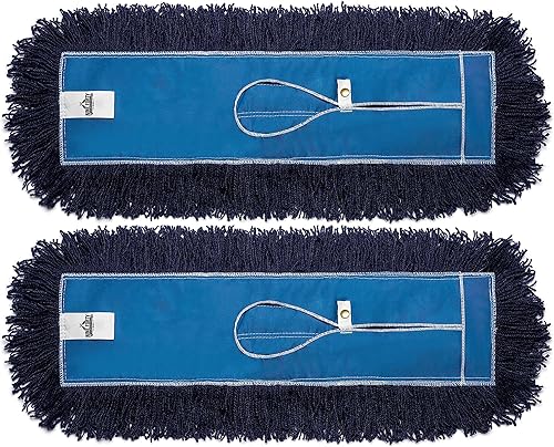 Nine Forty Industrial Strength - Recambio de nailon prémium para trapeador de polvo Repuesto de cabezal de trapeador limpiador comercial paquete de