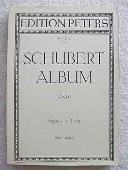 SCHUBERT /LIEDER Ⅰ (高声用) EDTION PETER'S Songs (High
