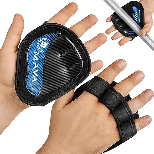 Mava Sports Almohadillas de agarre de neopreno, una alternativa a los guantes de mano desnuda para levantamiento de pesas para mujeres y hombres,