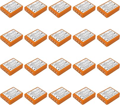 20 Pcs Battery Replacement for HBC Radiomatic Key Radiomatic Linus 4 Radiomatic Micron 4 Radiomatic Quadrix Radiomatic Micron 6 Radiomatic Vector Pro Radiomatic Micron 7 BA223030 BA223000 FUB6