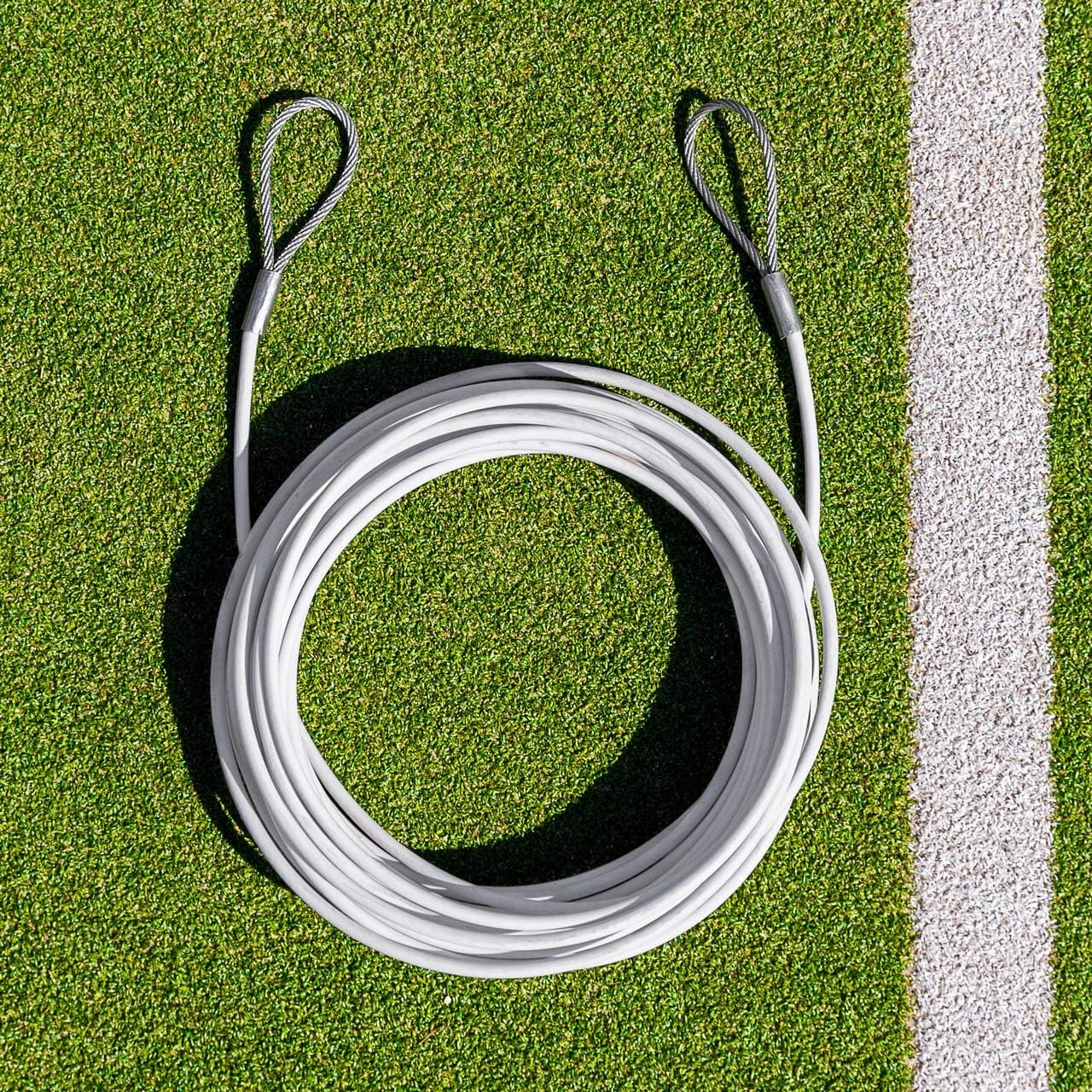 Vermont Tennis Net Headline Wire Cable [33ft or 42ft] | PVC Coated Steel Wire – All Tennis Posts : Sports & Outdoors