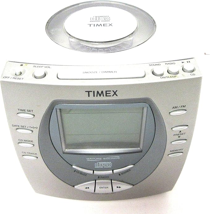 Timex CD Player Alarm Clock Nature Sounds Home & Kitchen