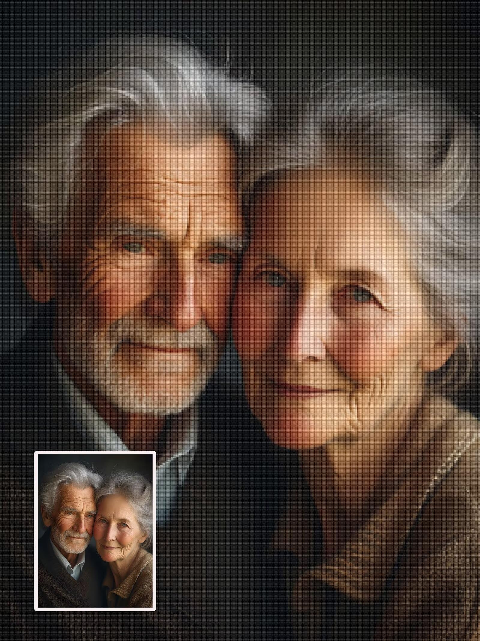 Diamond Painting Personalizzato, 5D DIY Diamond Painting Kit Completo Personalizzato, Kit per Pittura Diamante Personalizzati Con Foto, Mosaico Personalizzata Regalo per Arte Domestica 50x90cm L-273