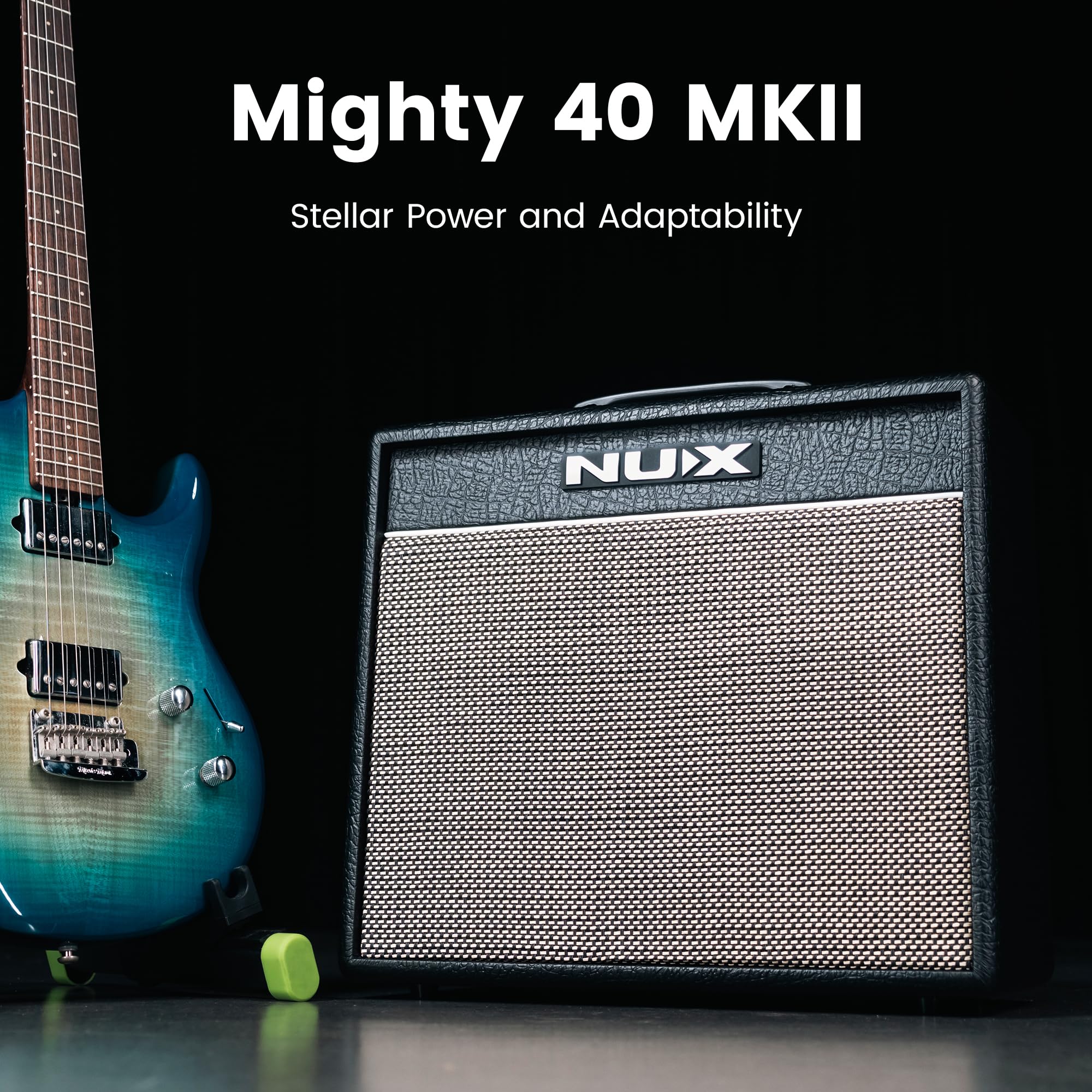 Amazon.com: NUX Mighty 40 MKII 40 Watts Guitar Modeling Amplifier