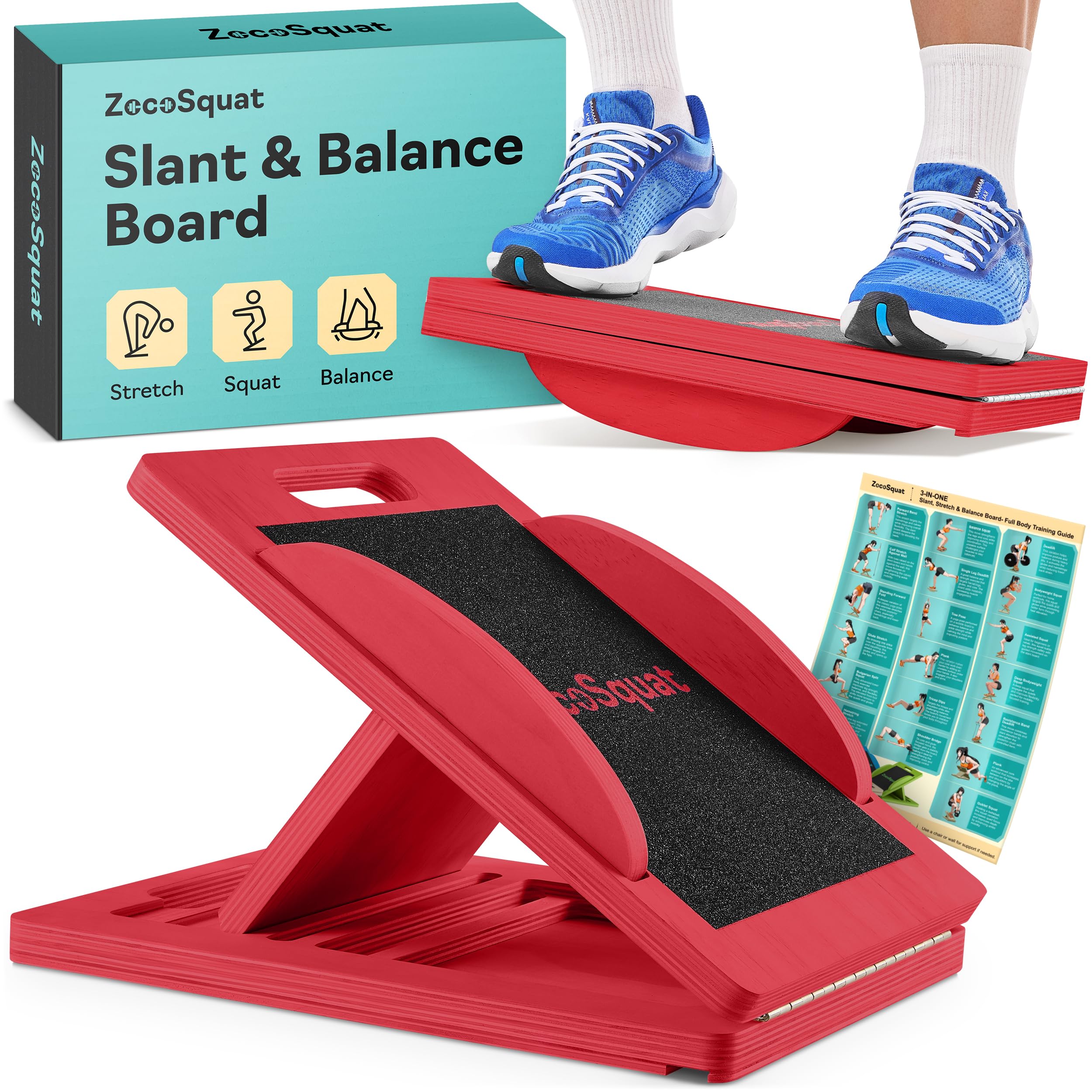 ZocoSquat Slant Boards - cardio training | Mubboo