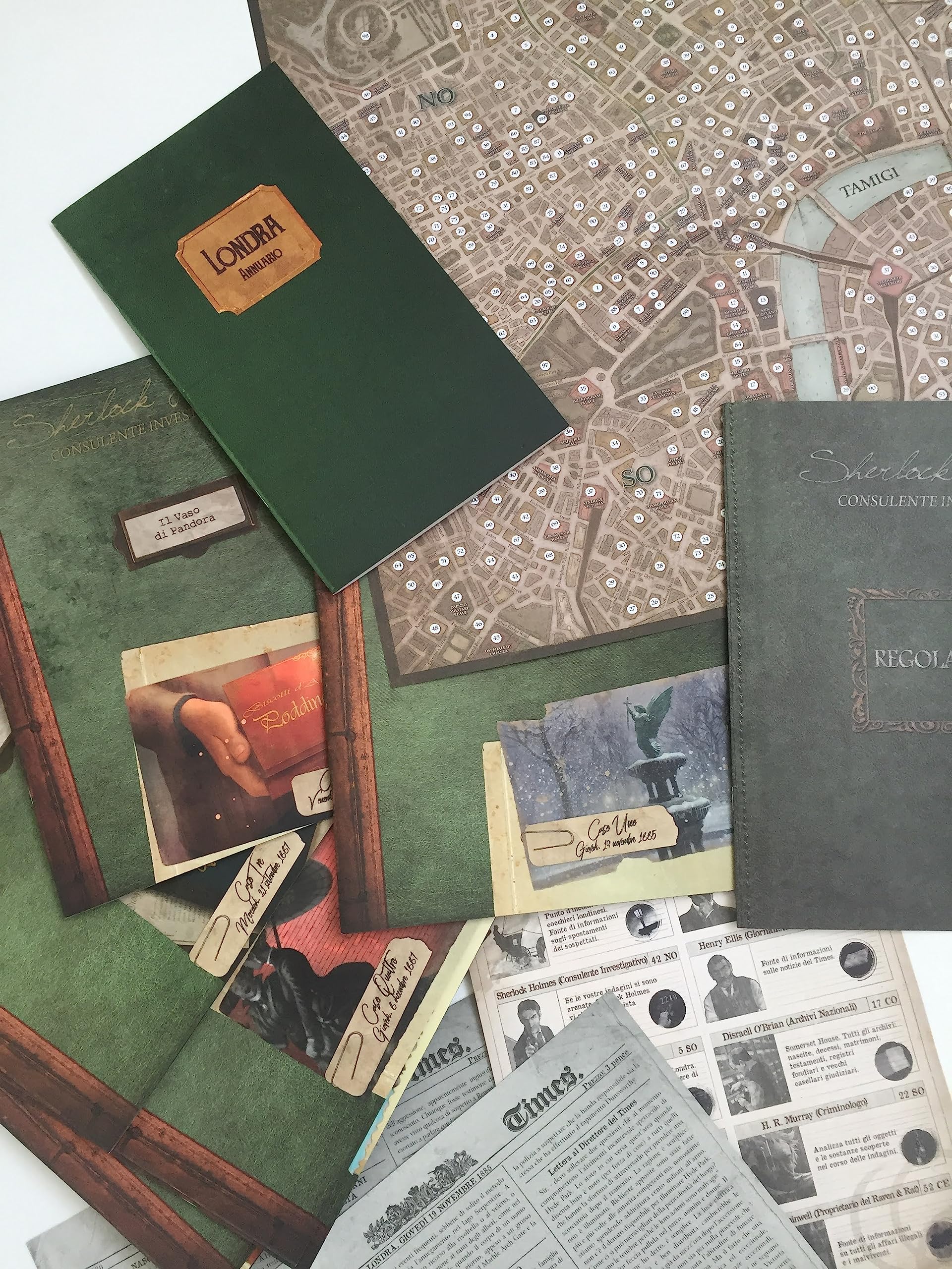 Asmodee, Sherlock Holmes Consulente Investigativo: Gli Irregolari di Baker Street, Gioco da Tavolo Investigativo, 1-8 Giocatori, 14+ Anni, Edizione in Italiano