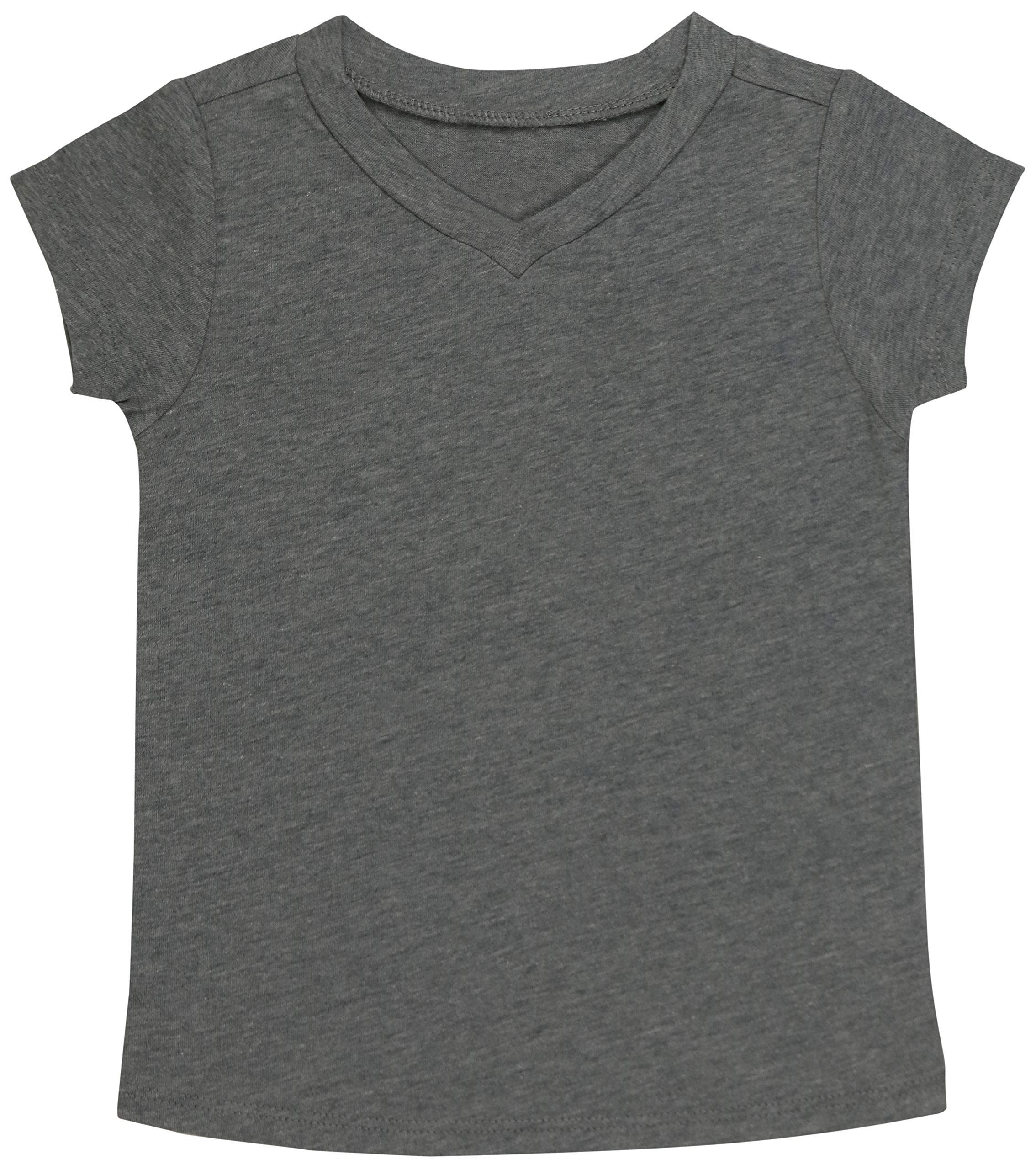 ToBeInStyle Kids Boys Girls Cotton Jersey Contrast Raglan V-Neck Tee T-Shirts