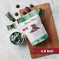 Vista 5 de Fannie May, Caramelos de chocolate con leche, racimos de galletas de chocolate con menta, dos bolsas de 16 onzas