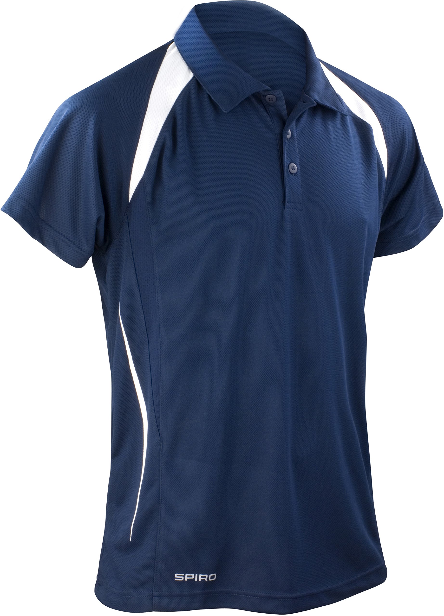 Spiro team spirit polo (Navy/ White, 4XL)