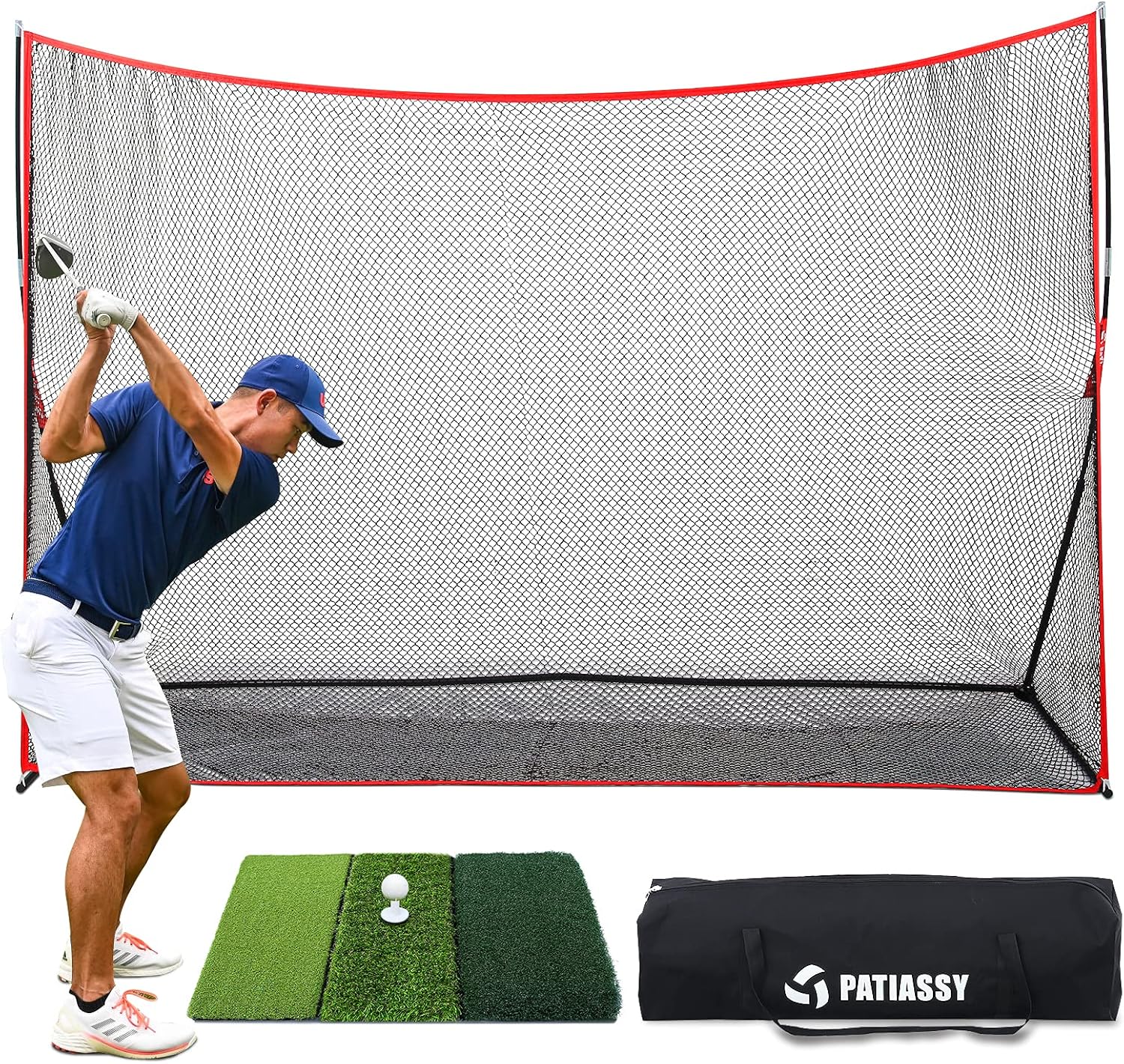 Heavy Duty Golf Practice Hitting Net with Mat Guinea Ubuy