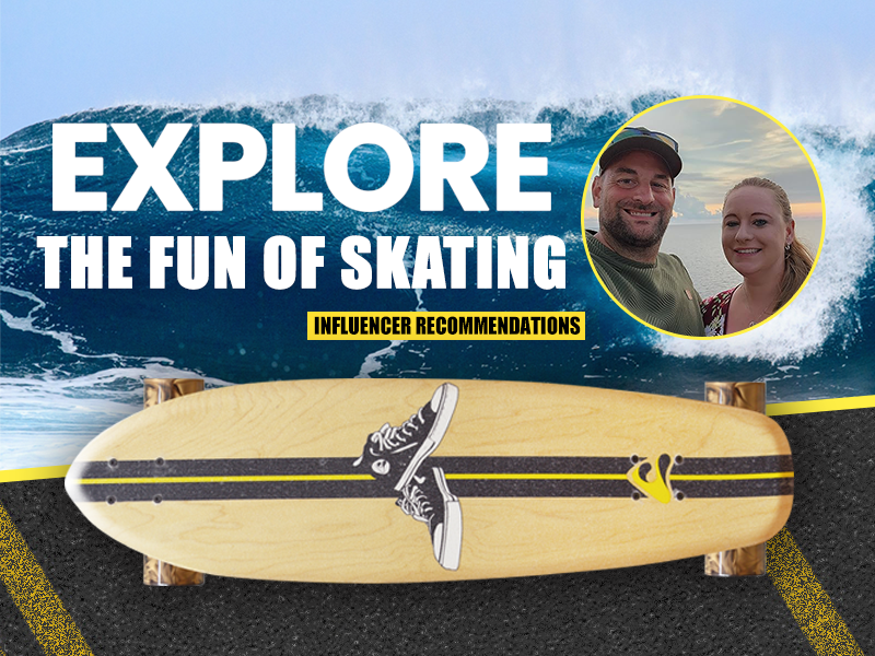 Amazon.com : Abrazo 33x9.5 Pro Cruiser Skateboard for Kids Teens