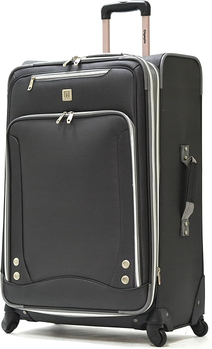 review Olympia U.S.A. Skyhawk 26 Inch Expandable Airline Carry-On,Black,One Size