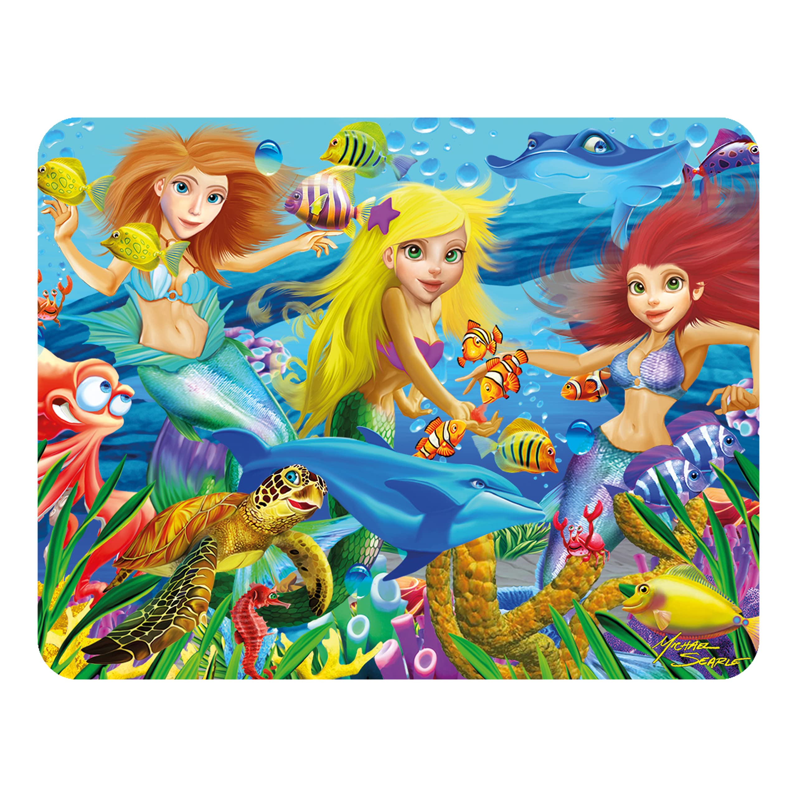 3D Livelife Mermaid Magic Magnet - From Deluxebase. Lenticular Novelty Fridge Magnet. Decorative 3D Mermaid Flat Magnets. Cute Small Magnets For Fridge, Dishwasher And Whiteboard.