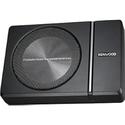 Subwoofer Autoamplificado Coche Pioneer Kenwood KSC-PSW8, Subwoofer activo compacto, negro