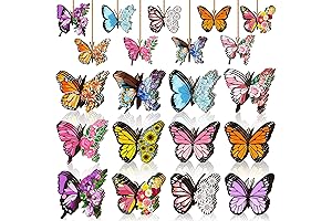 Geelin 36 Pcs Butterfly Ornaments for Small Tree