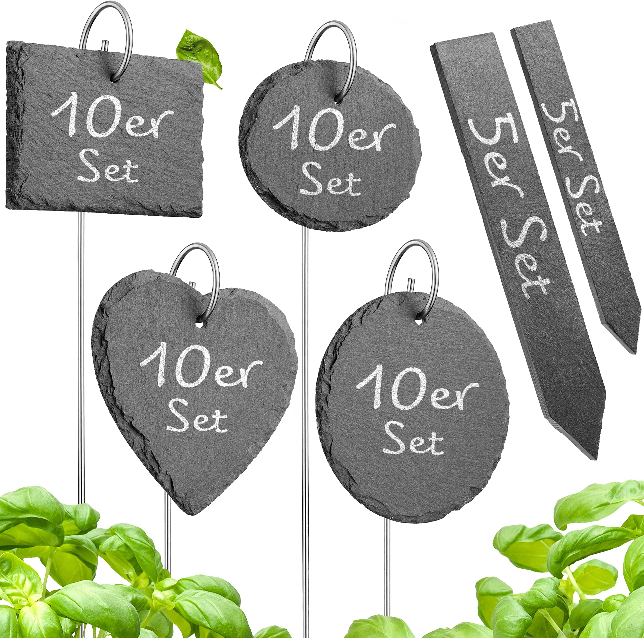 CULTIVEA 100 Pflanzenetiketten + Marker - Wetterfeste Schilder Für Garten