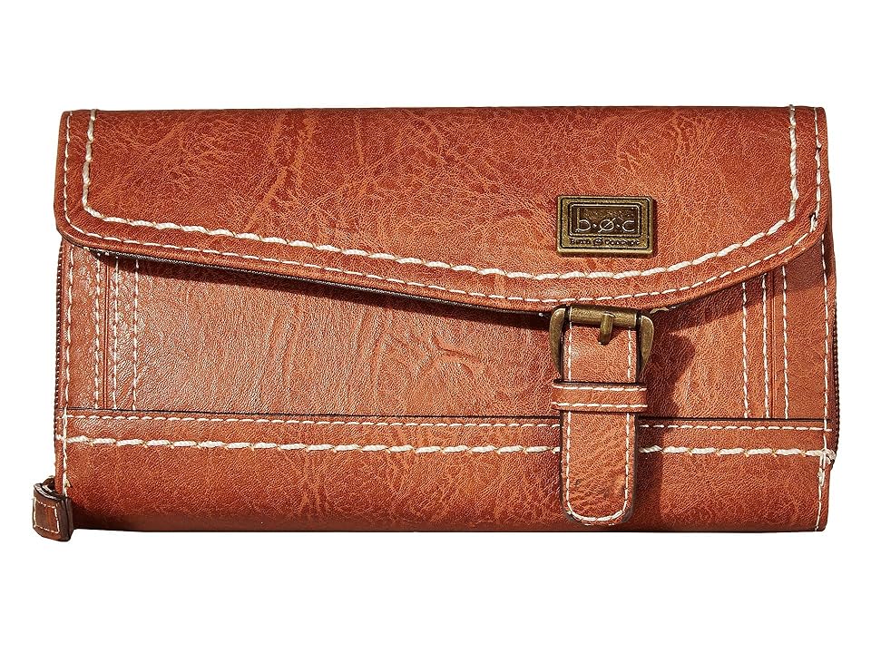 

b.o.c. Amherst Deluxe Wallet (Saddle) Wallet Handbags, Brown