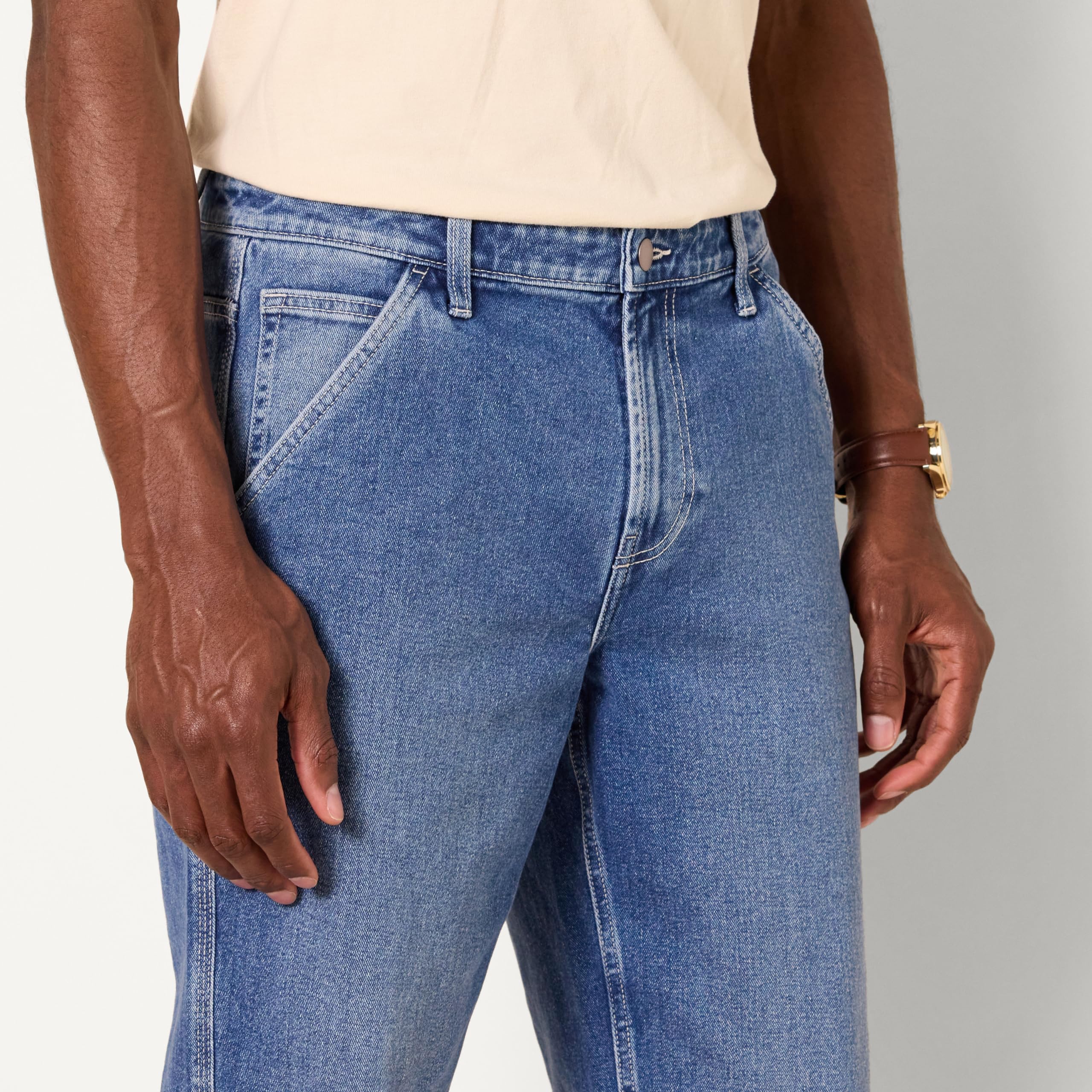 Amazon Essentials Uomo Jeans Carpenter da Lavoro Leggermente Elasticizzati, vestibilità Comoda