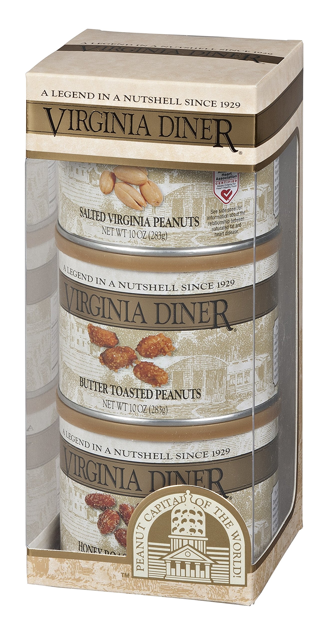 Buy Virginia Diner Triplet Peanut Gift Set (Salted Virginia Peanuts