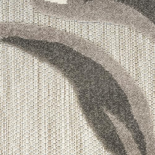 Miniatura 5 de Nourison Aloha - Alfombra beige de 2 x 6 pies, fácil limpieza, no se desprende, para dormitorio, sala de estar, comedor y cocina (6 pies de corredor)