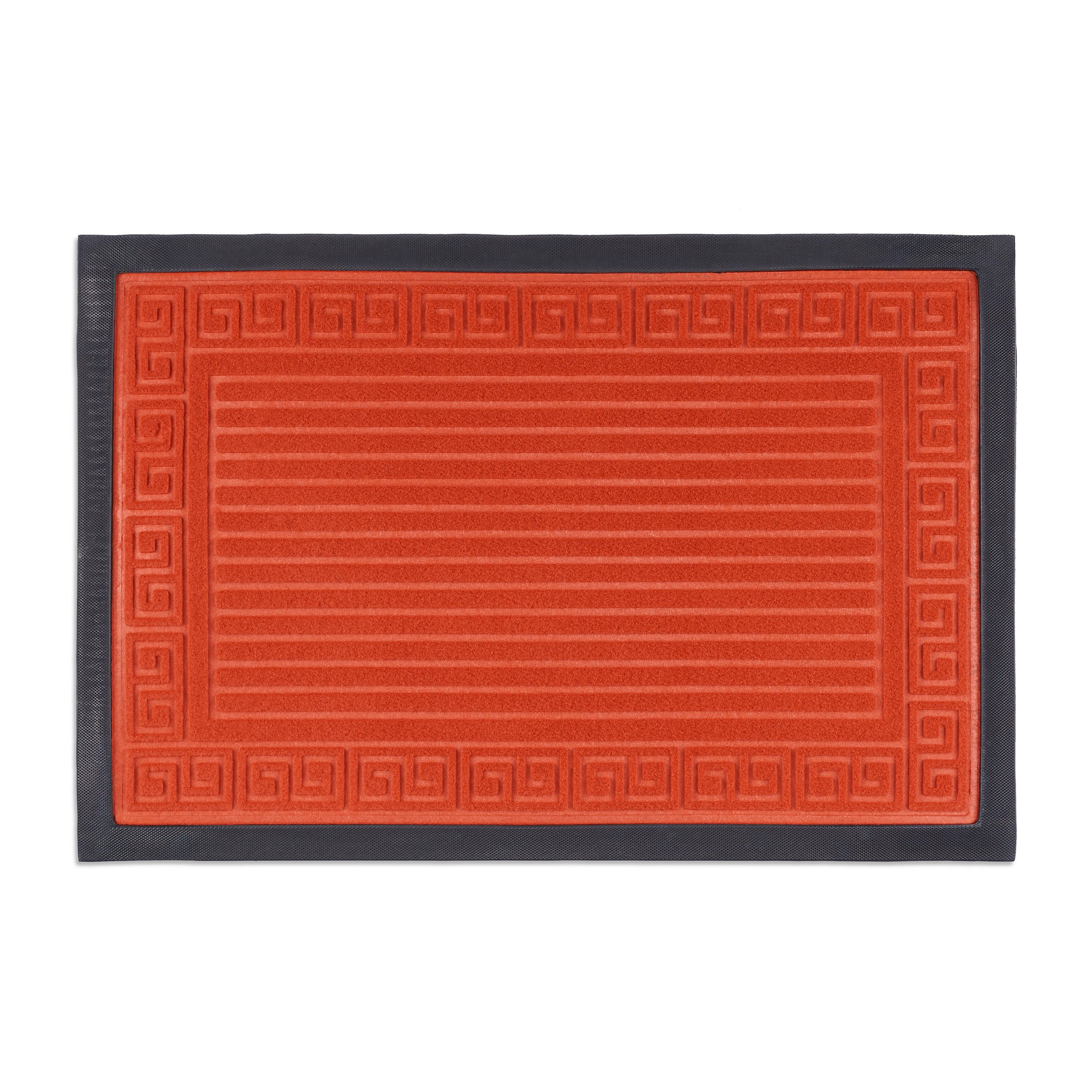 SIXHOME Zerbino tappeto asciugapassi rettangolare Zerbino Antiscivolo per Ingresso Tappeto Entrata Interno 60 * 120cm Nero