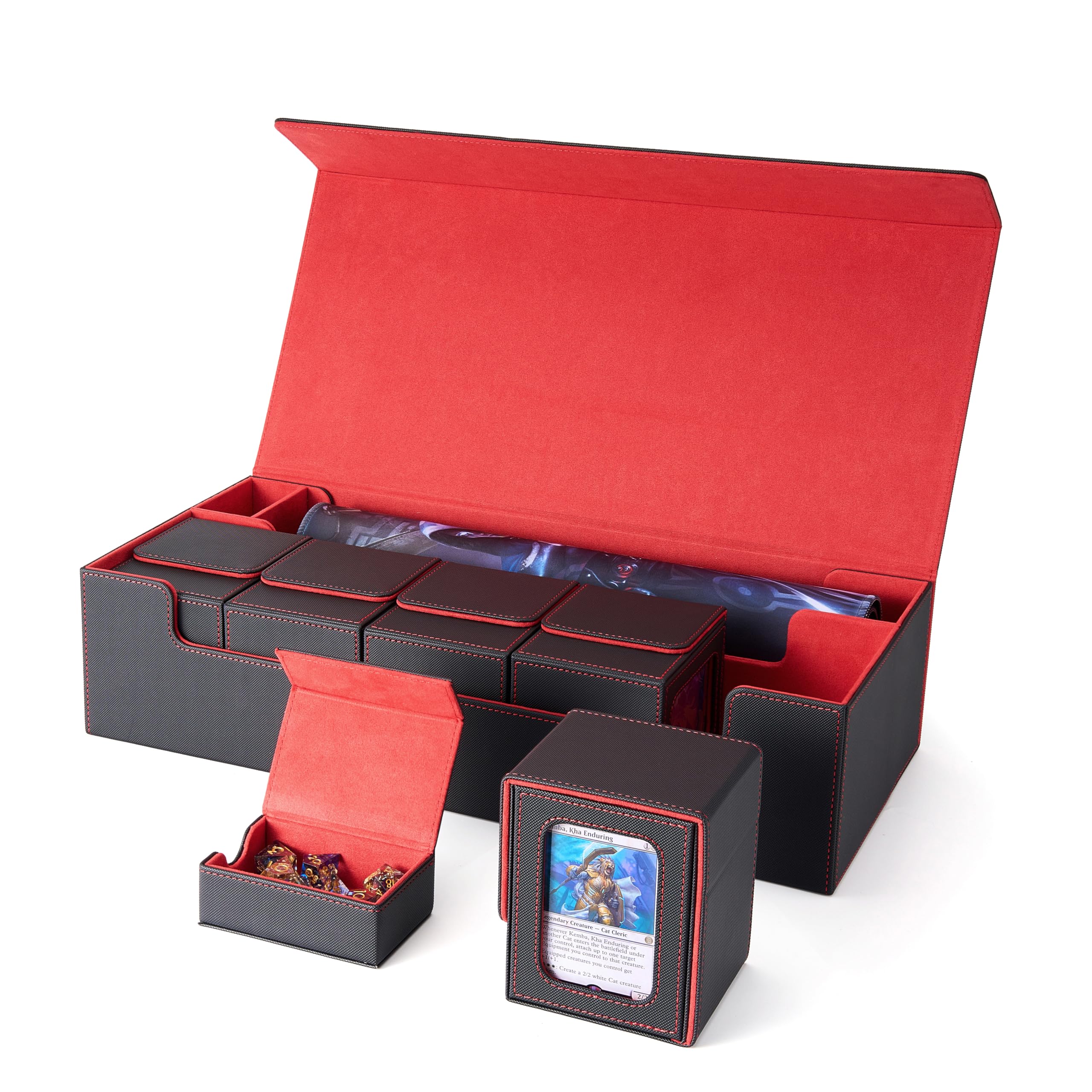 Venssu5 in 1 set（black and red）