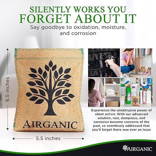 Miniatura 4 de Absorbentes de humedad, deshumidificador seguro  Hecho en Estados Unidos y totalmente natural de minerales  Desecante reutilizable, accesorio