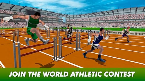 Athletic Running Olympic Race