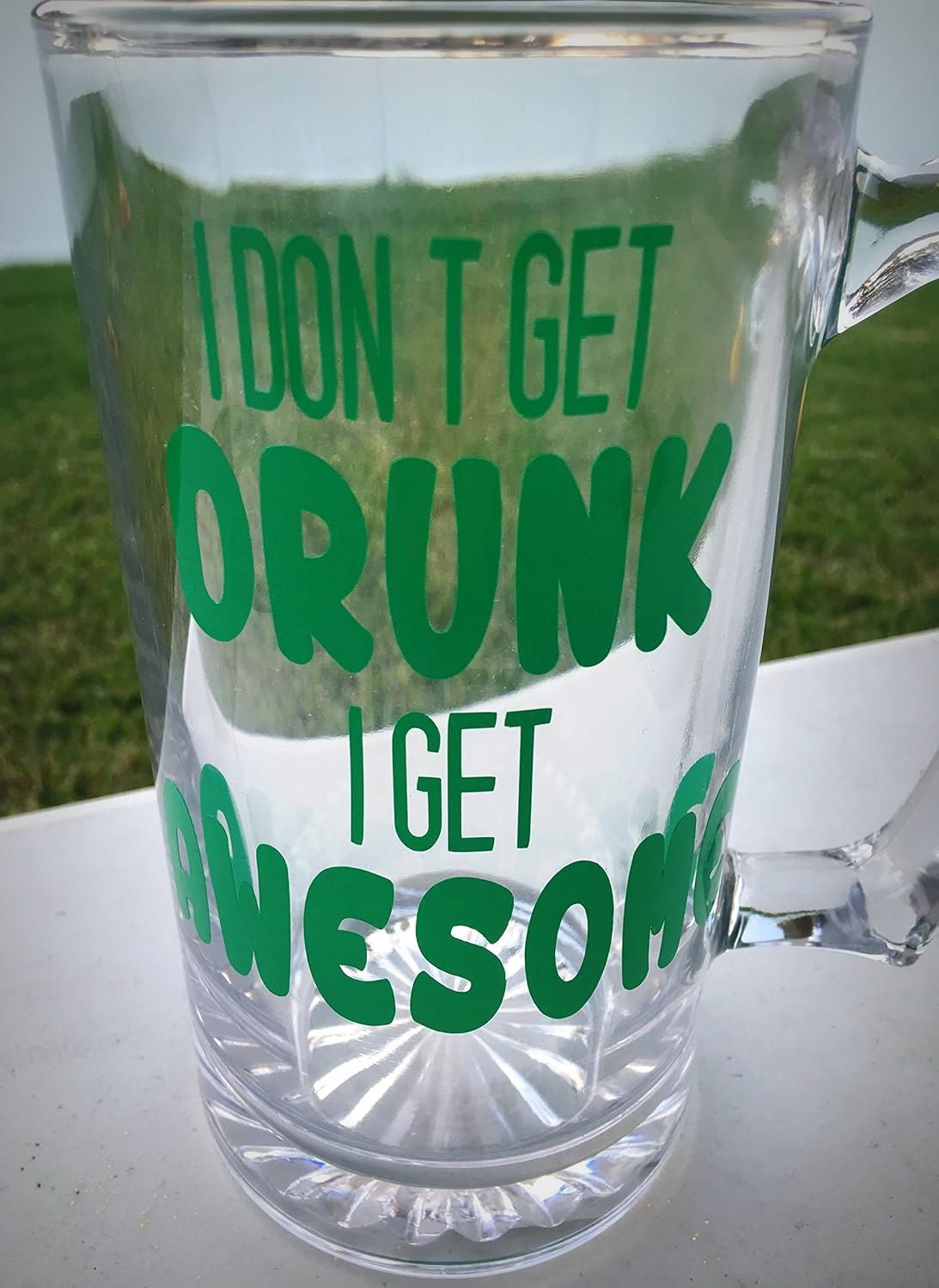 Personalized Quote Beer Mug Handmade Products