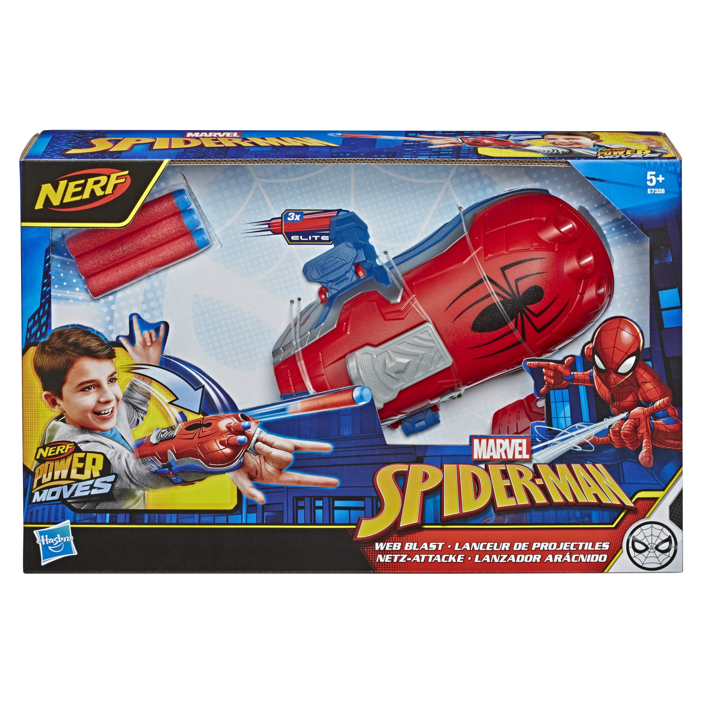 NERF Power Moves Marvel Spider-Man Web 