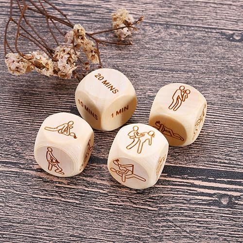 Miniatura 6 de 4 piezas de idea de cita nocturna, regalo de aniversario, para pareja, dados traviesos para él, su novio, novia, cumpleaños, decisión, marido,