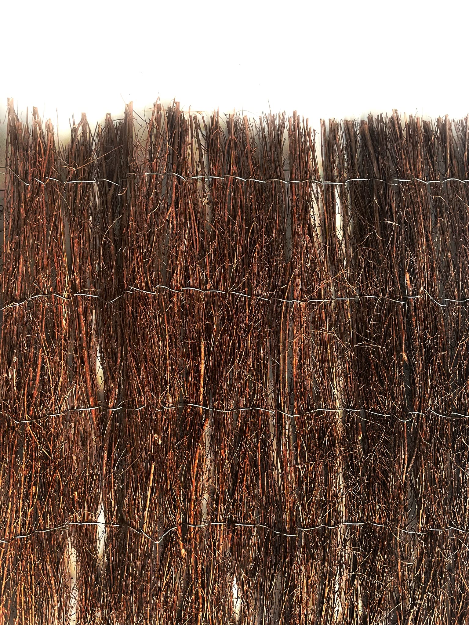 Mugar- Brezo Natural en Rollos de 5 Metros 1kg/m2 - Vallas de Ocultación Naturales para Jardín- Varias Alturas (2 x 5 metros)