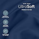 Bare Home Queen Sheet Set - 1800 Ultra-Soft Microfiber Queen Bed Sheets - Double Brushed - Queen Sheets Set - Deep Pocket - Bedding Sheets & Pillowcases (Queen, Dark Blue)
