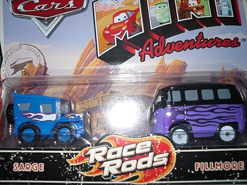 Disney Cars Mini Aventuras Race Rods Sarge Fillmore
