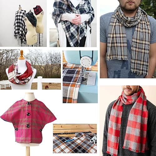 Miniatura 3 de Barcelonetta  Tela de franela de algodón  100% algodón  60 pulgadas de ancho  acolchado, manta, costura, pijama, camisa  Tela, sólido (blanco, 5