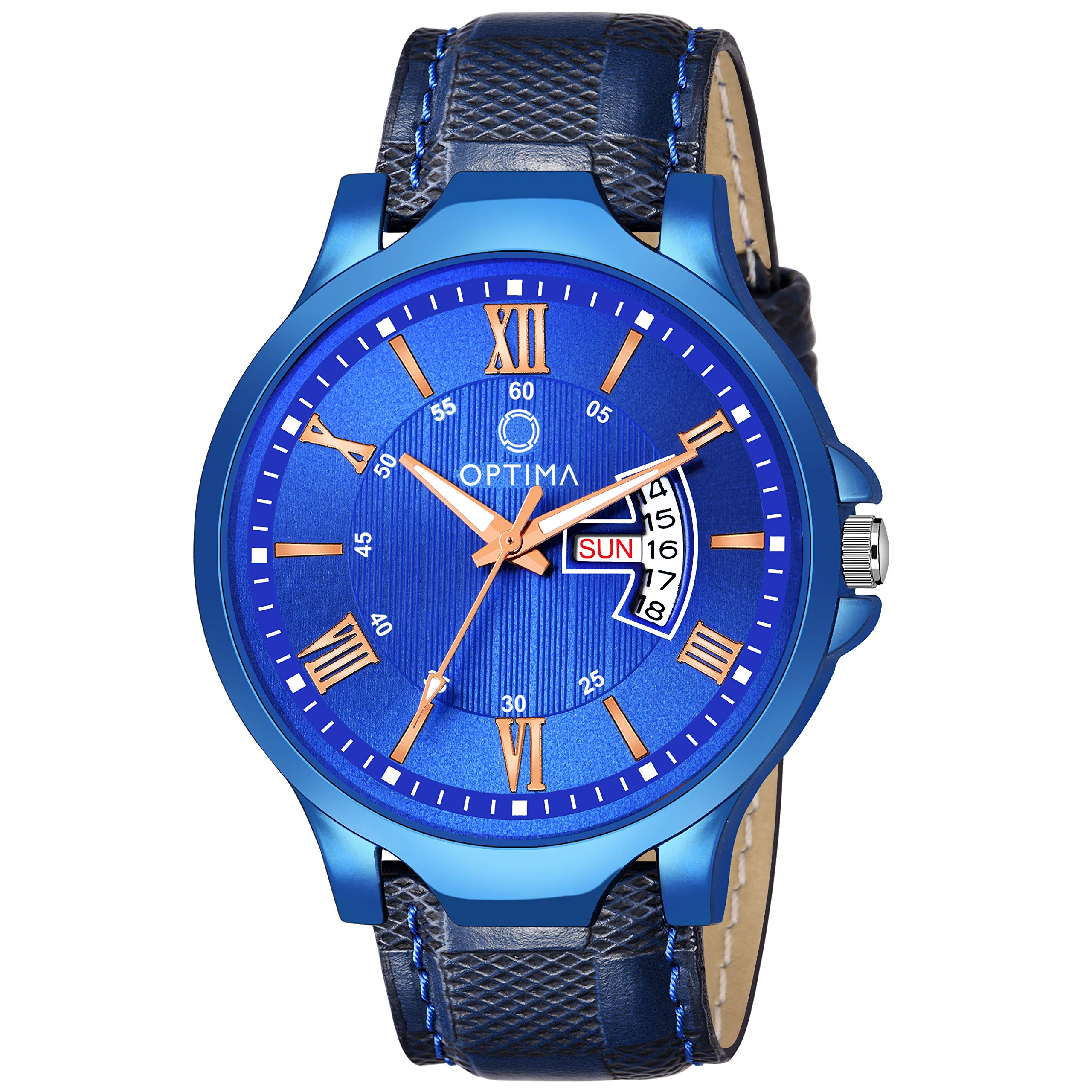 OMD-625 Fashion Analogue Mens Watch(Blue Dial Black Colored Strap)-OMD-625 (B0822CSW82) Amazon Price History, Amazon Price Tracker