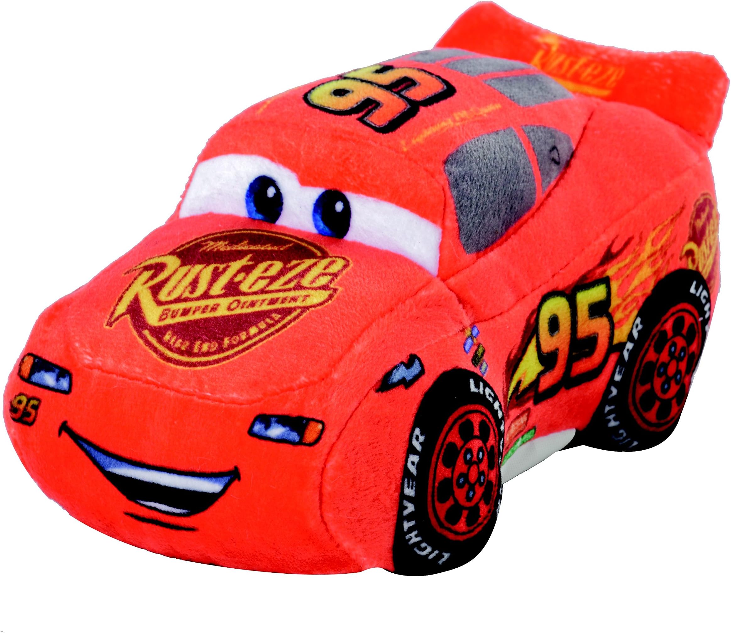 Shok ID ShokIDPELSHO020 Disney Pull Back Flash Mac Queen Plush Toy Car