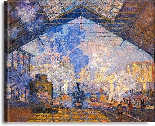 Miniatura 253 de A&T ARTWORK Antibes Seen from The Salis Gardens de Claude Monet Las Obras de Arte Clásico Mundial Reproducciones, Impresiones de Arte en Lienzo