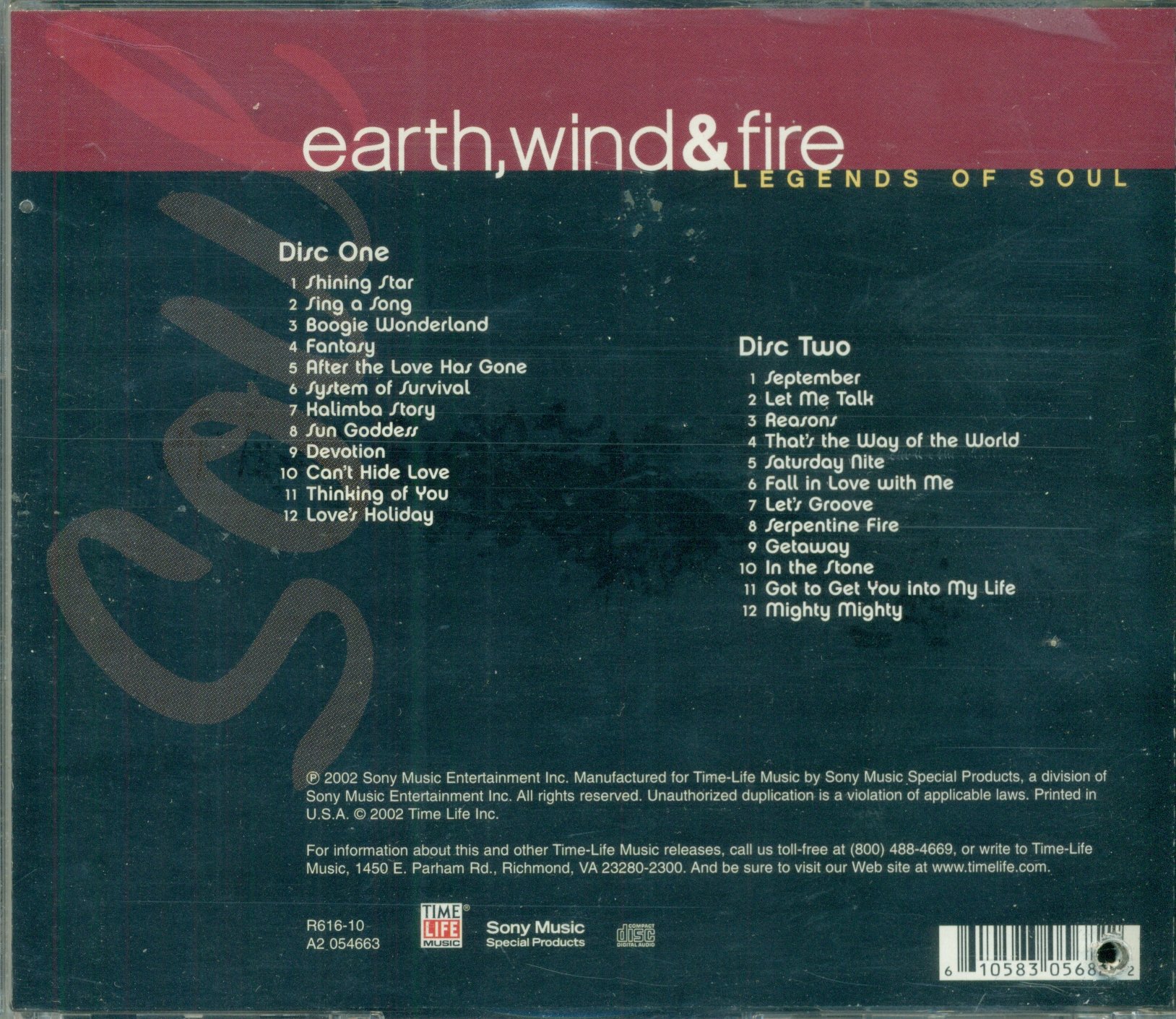 Earth, Wind & Fire, Legends of Soul (UK Import)