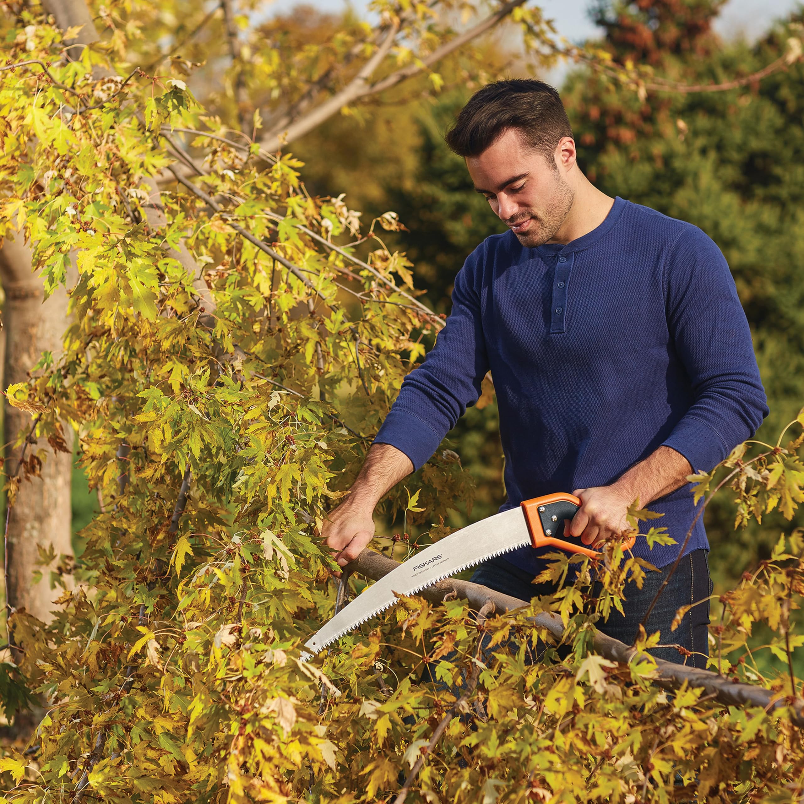 Amazon.com : Fiskars 15” PowerTooth D-Handle Saw with Razor-Sharp