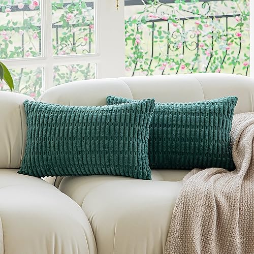 Kevin Textile - Paquete de 2 fundas de almohada decorativas de 20 x 20 pulgadas para sofá y cama, moderna decoración bohemia para el hogar, funda de Kevin Textile - Paquete de 2 fundas de almohada decorativas de 20 x 20 pulgadas para sofá y cama, moderna decoración bohemia para el hogar, funda de