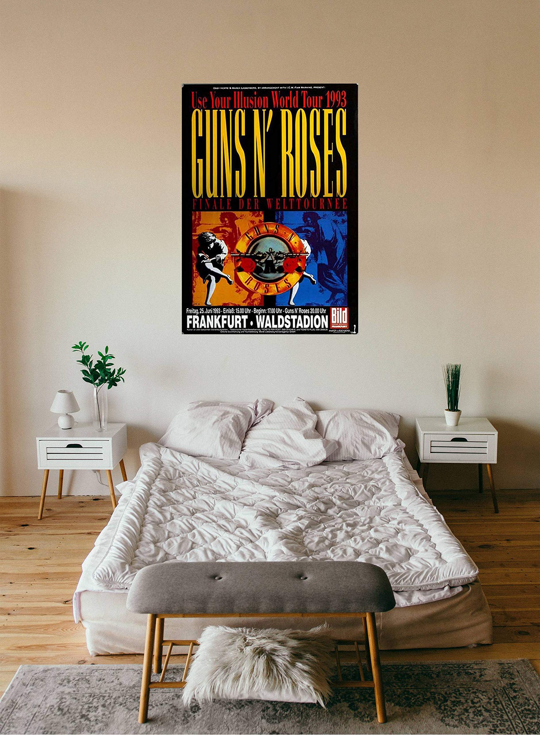 Guns N Roses - Use Your Illusion, Frankfurt 1993 » Konzertplakat/Premium Poster | Live Konzert Veranstaltung | DIN A1 «